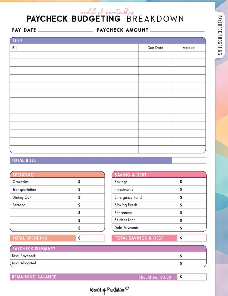 Paycheck Budgeting Breakdown-09