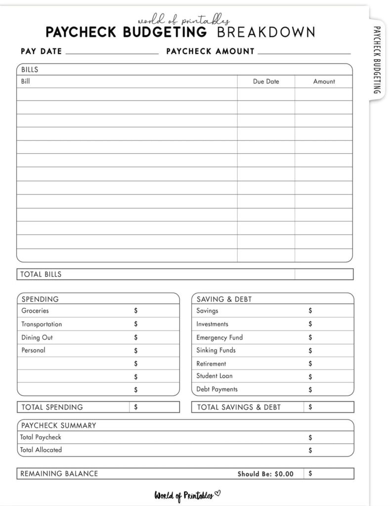 Paycheck Budgeting Breakdown-12