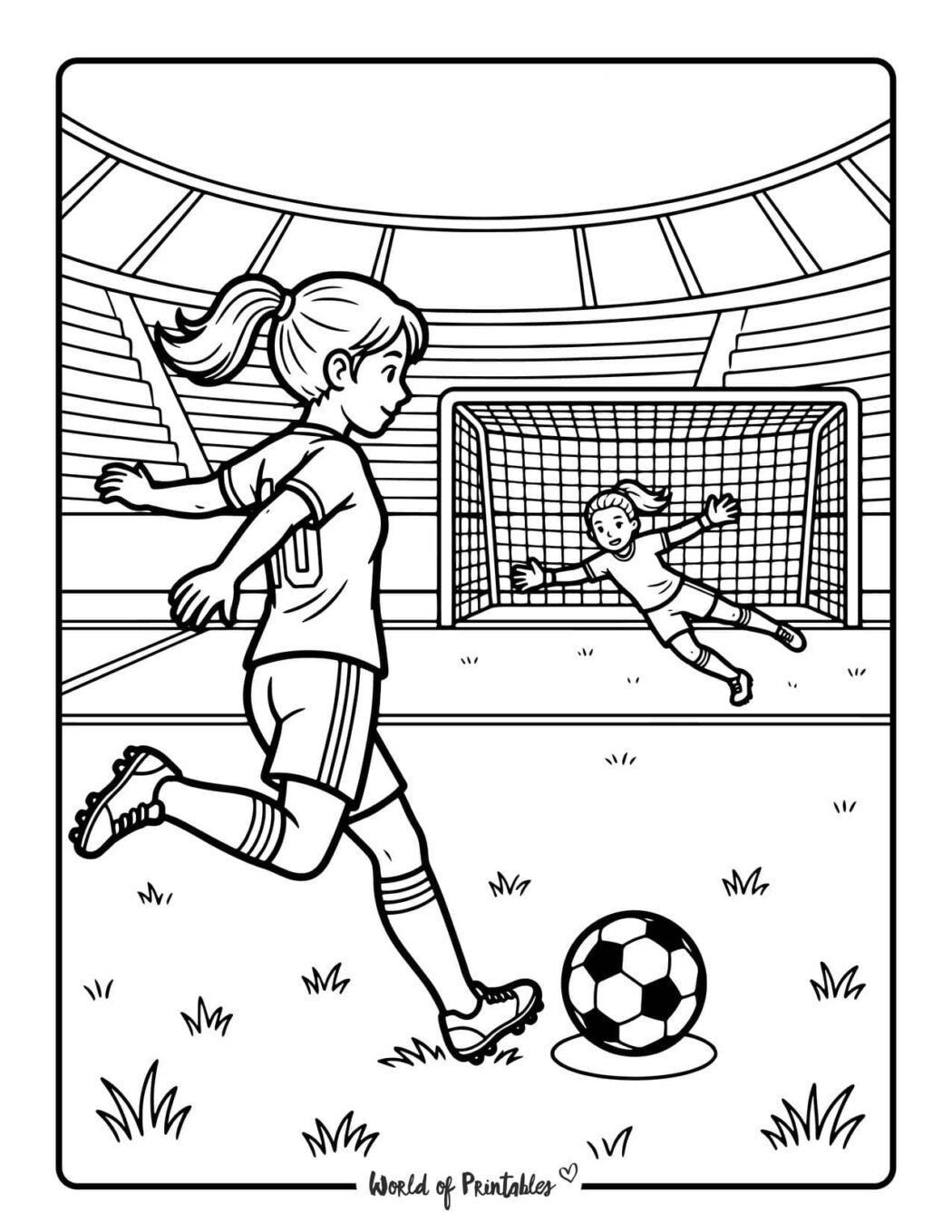 Rematch Coloring Pages Free Printable Soccer Coloring Pages For Kids - World of Printables