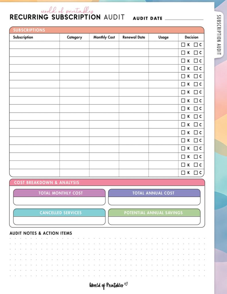 Recurring Subscription Audit-09