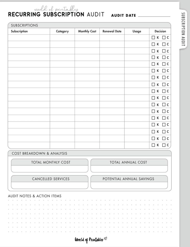 Recurring Subscription Audit-11