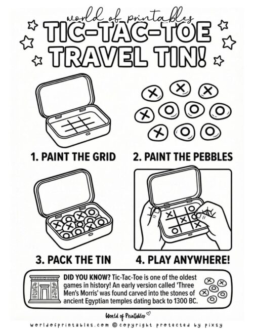 Travel Game Father's Day Crafts