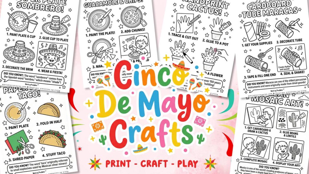 10 Easy Cinco de Mayo Crafts for Kids - World of Printables