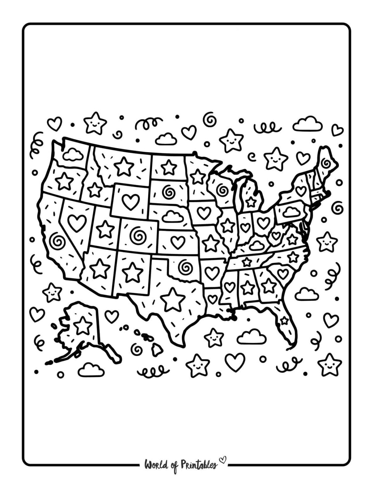 Free Printable 4th Of July Coloring Pages - World of Printables