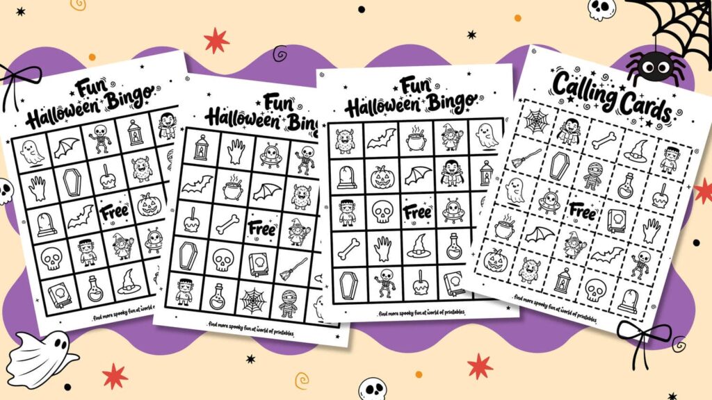 Free Printable Halloween Bingo Pack