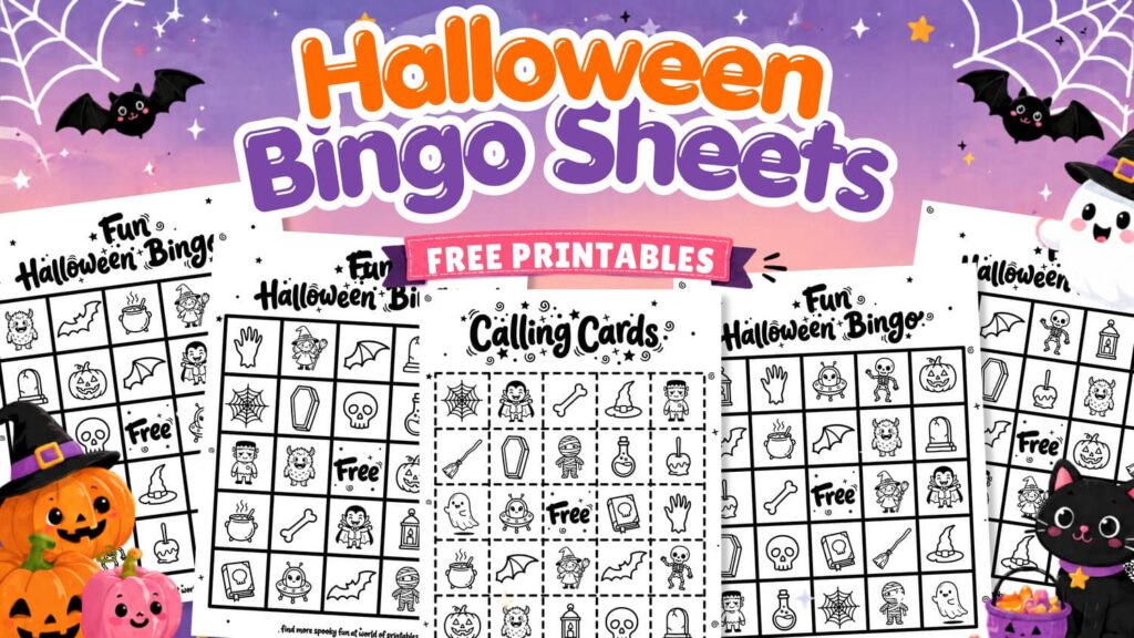 Printable Halloween Bingo Sheets