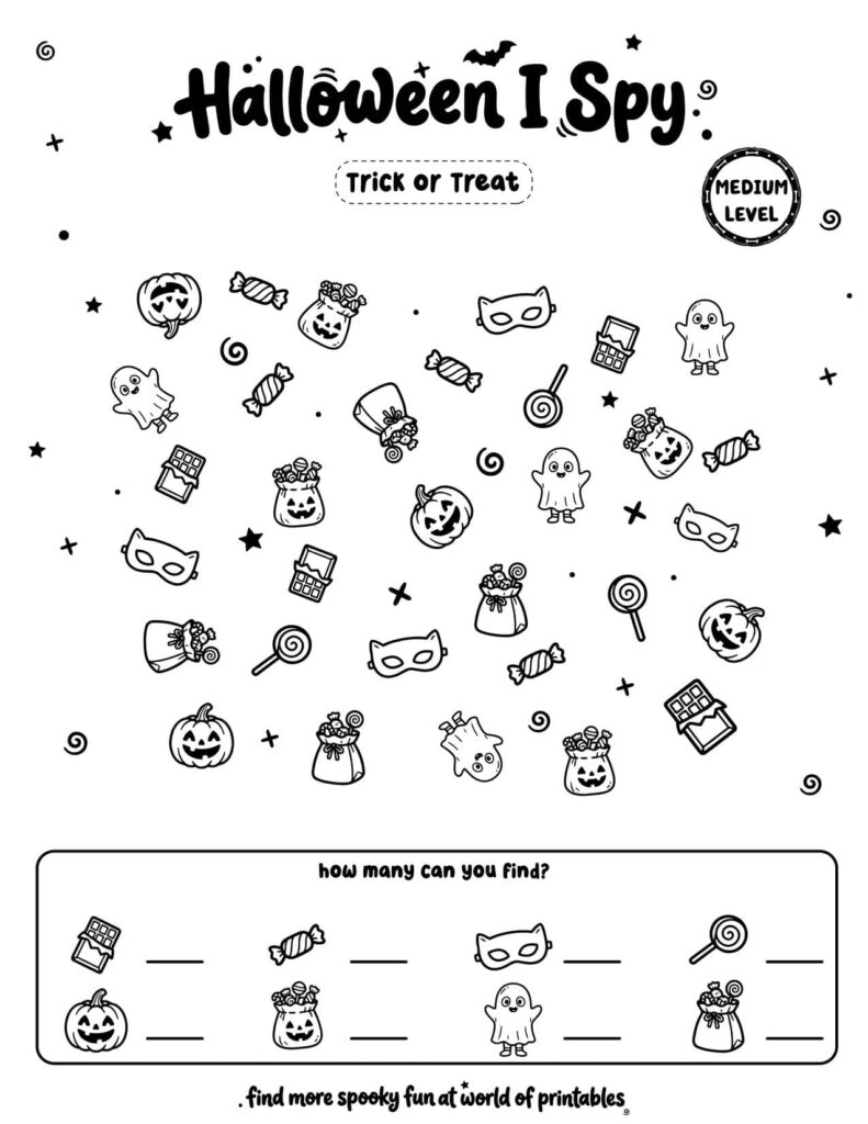 Trick or Treat - Medium Halloween I Spy