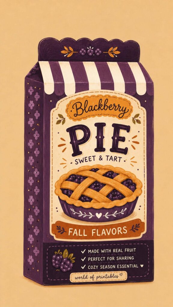 blackberry pie fall flavors phone wallpaper