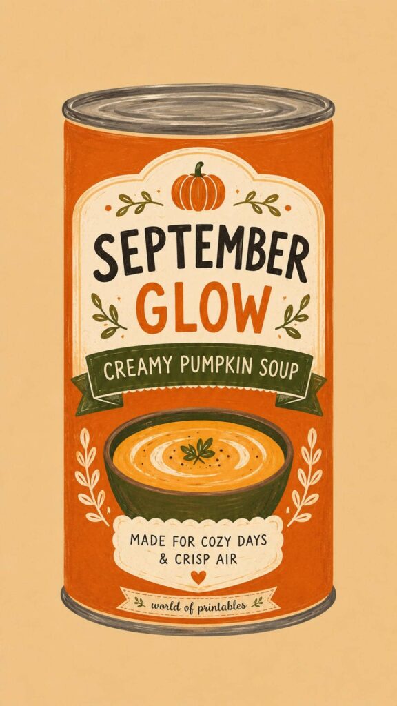 september glow pumpkin soup phone wallpaper