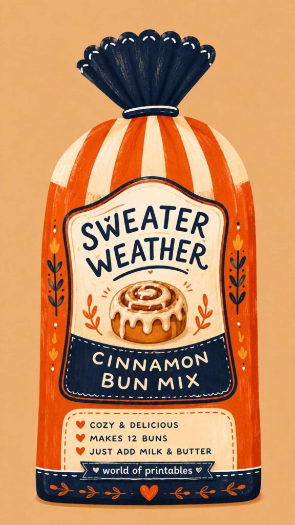 sweater weather cinnamon bun phone wallpaper