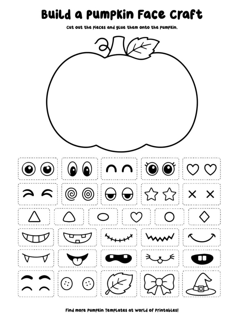 Build a Pumpkin Craft - Set 1