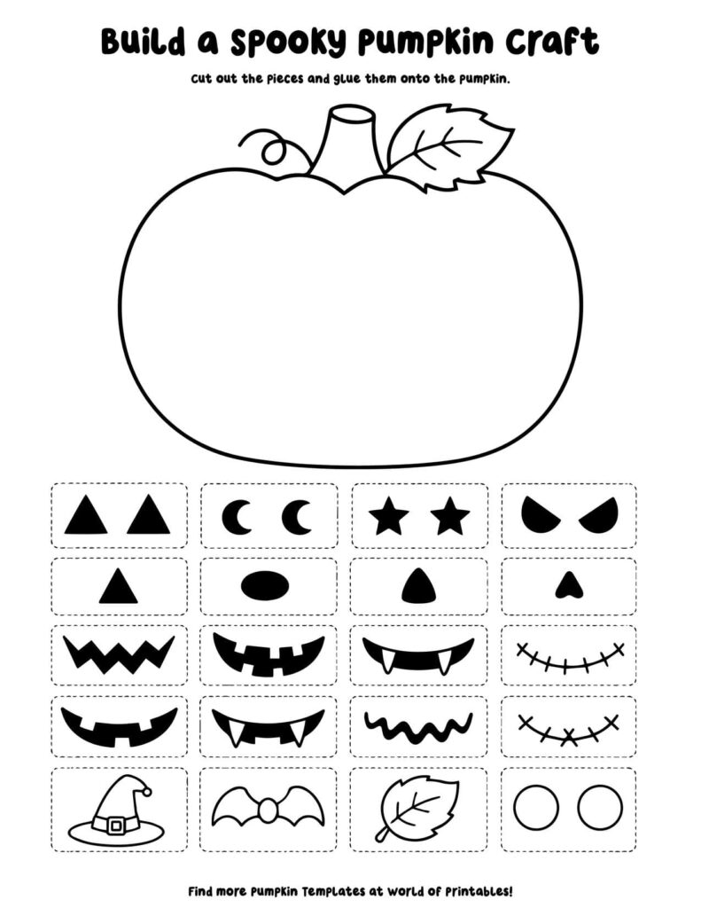 Build a Pumpkin Craft - Set 2