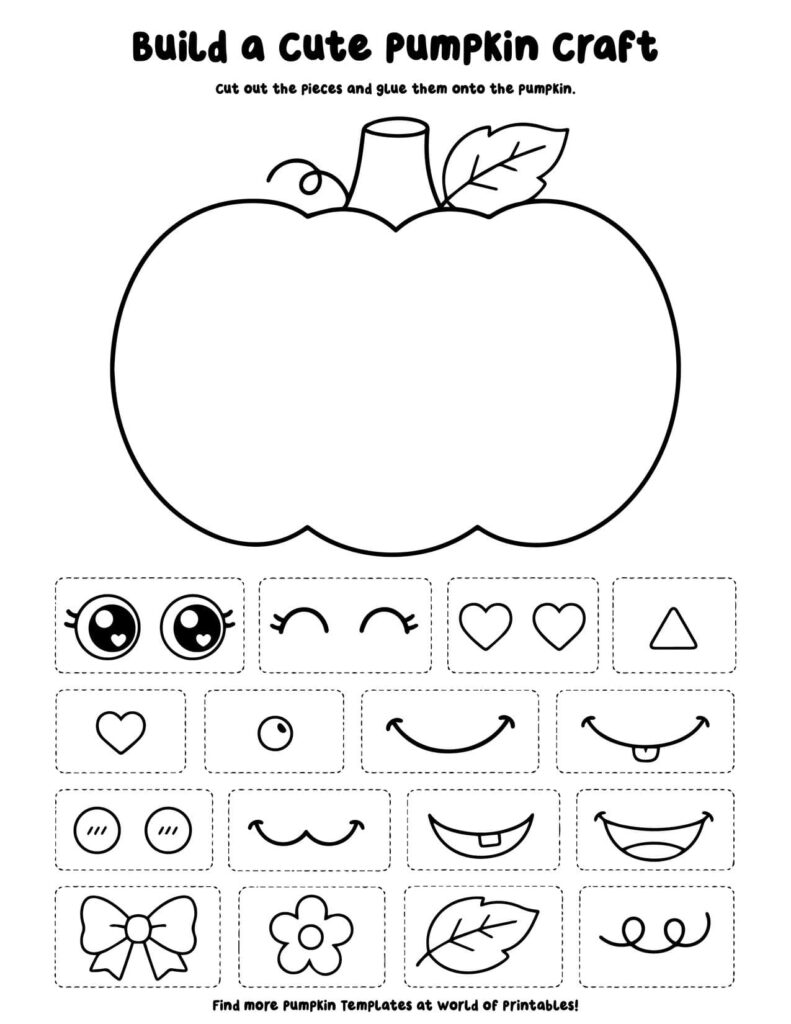 Build a Pumpkin Craft - Set 3