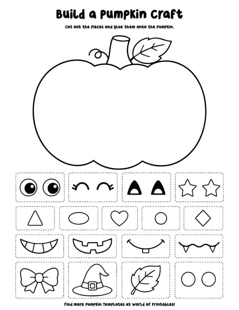 Build a Pumpkin Craft - Set 4