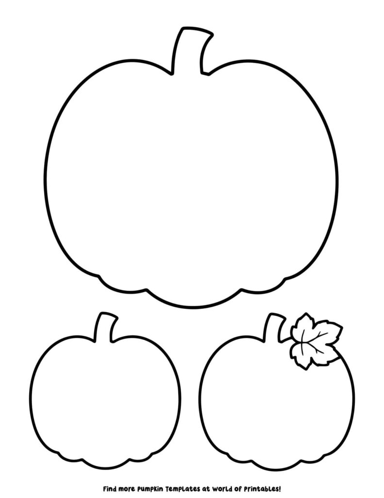 Pumpkin Cut Out Templates 4