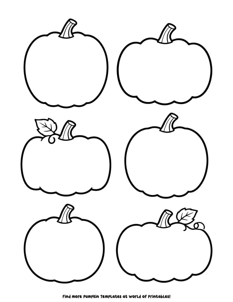 Pumpkin Cut Out Templates 5