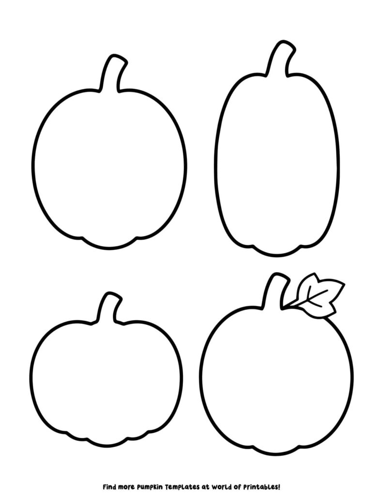 Pumpkin Cut Out Templates 6