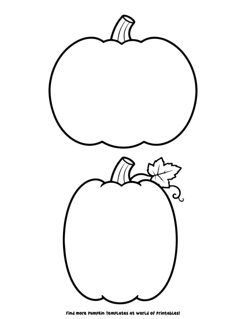 Pumpkin Cut Out Templates 7