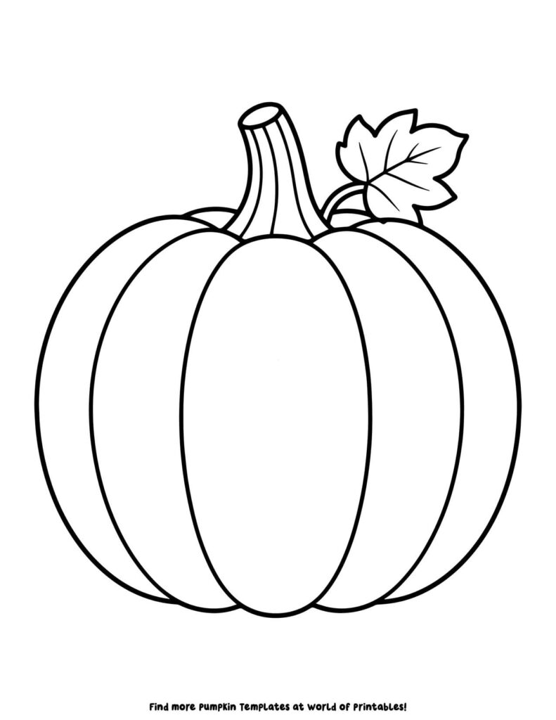 Pumpkin Outline Sheets 1