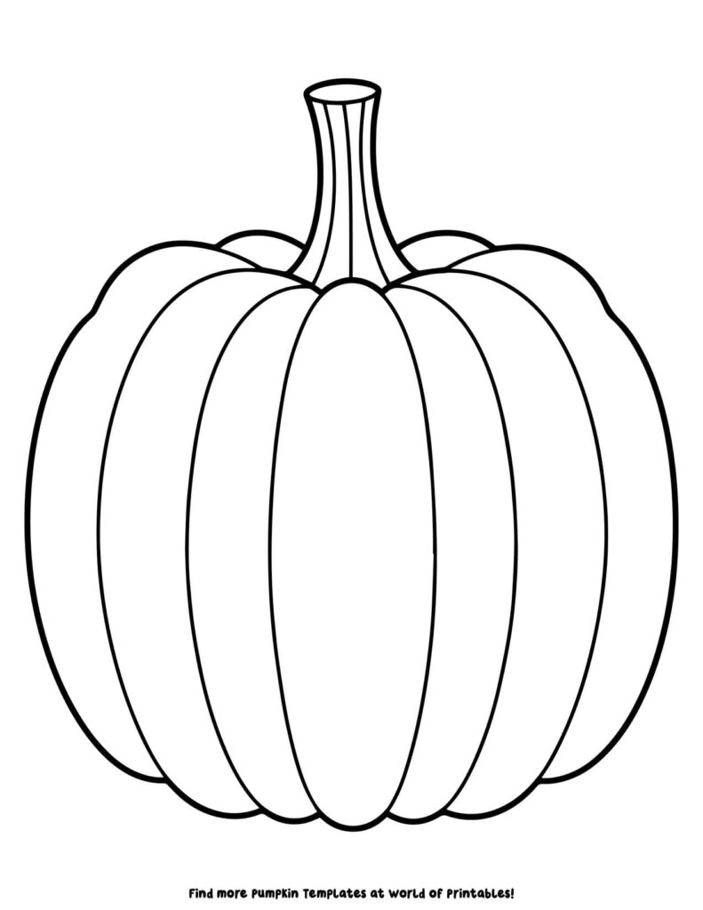 Pumpkin Outline Sheets 2