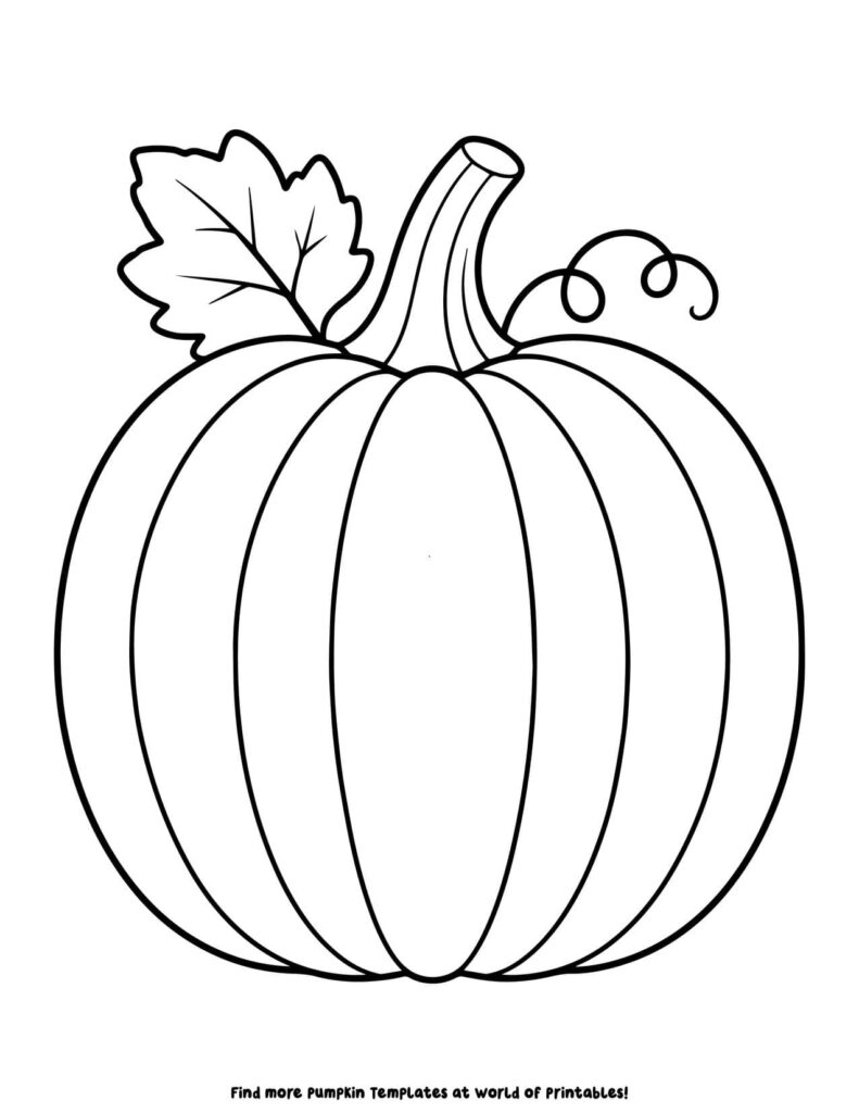 Pumpkin Outline Sheets 3