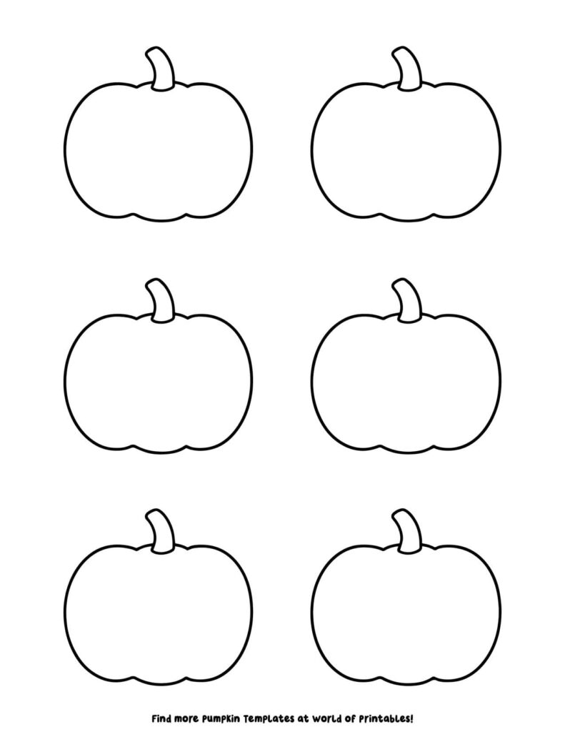Small Pumpkin Templates 1