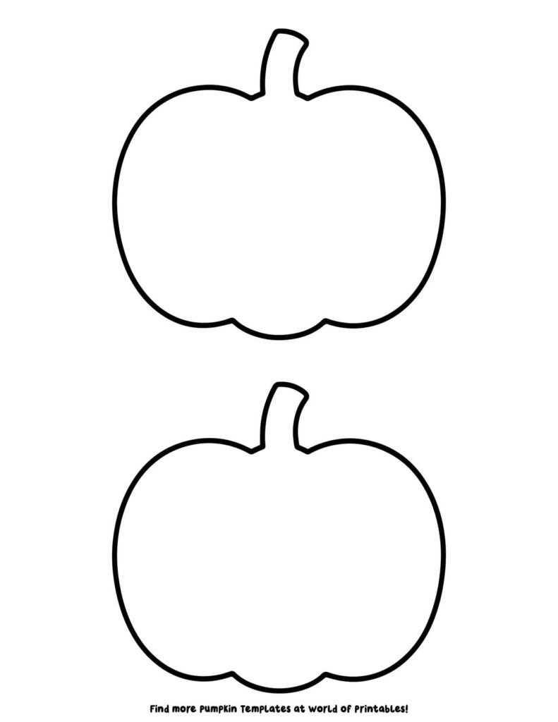 Small Pumpkin Templates 10