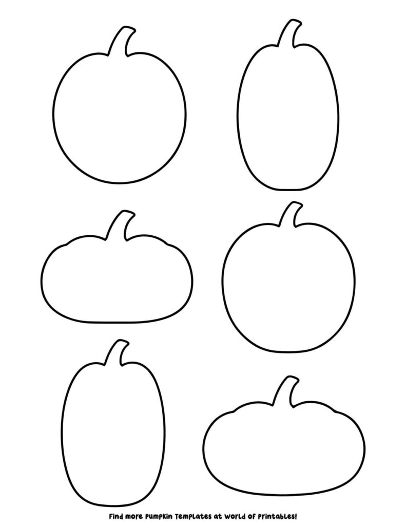 Small Pumpkin Templates 8