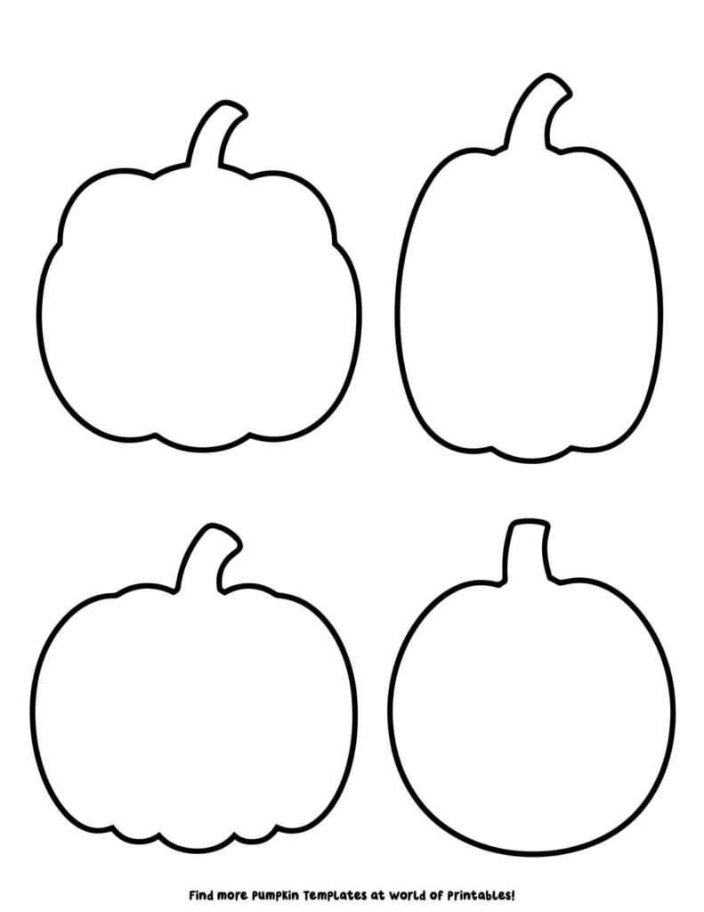 Small Pumpkin Templates 9