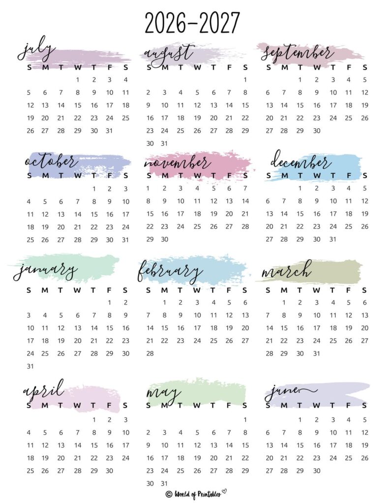 2026 2027 School Calendar