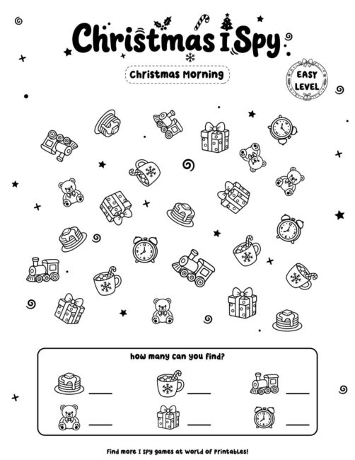 Christmas Morning - Easy Christmas I Spy