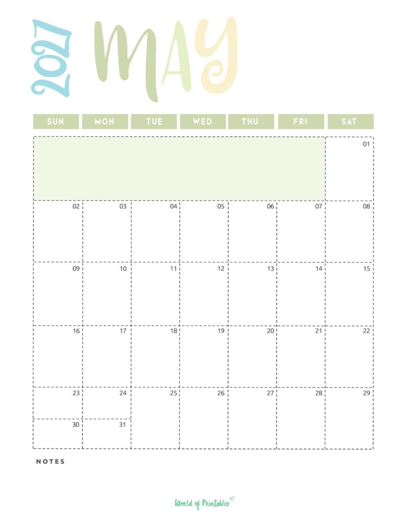 Printable May 2027 Calendar Design 218
