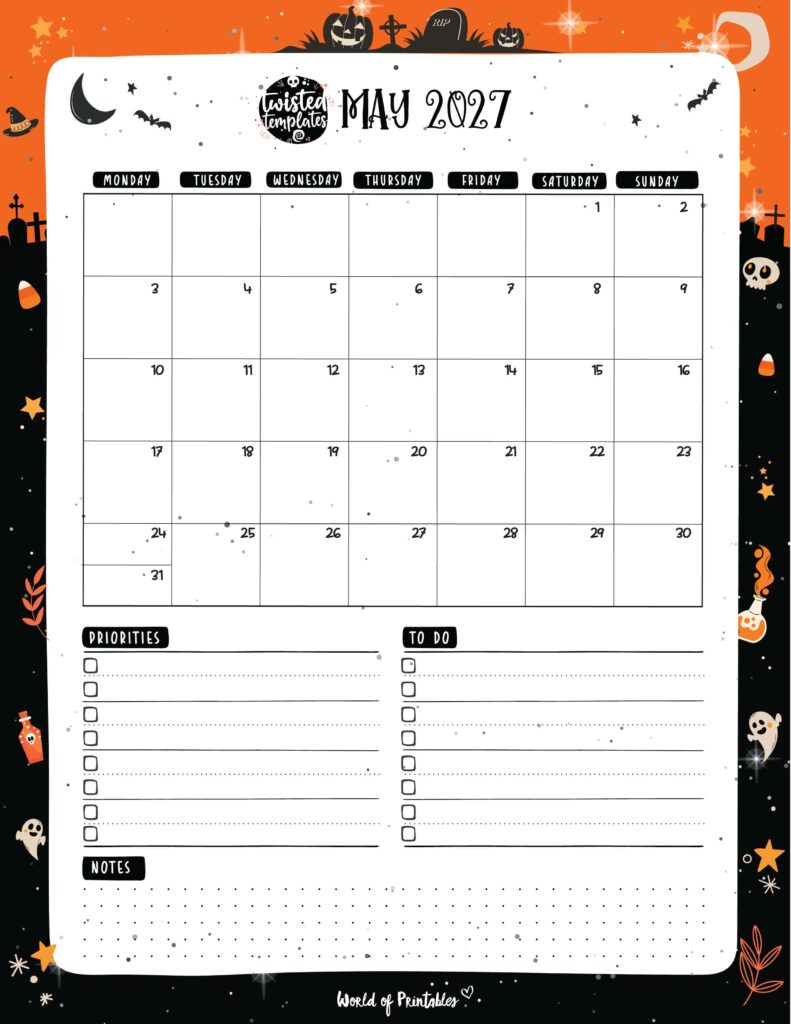 Printable May 2027 Calendar Design 220