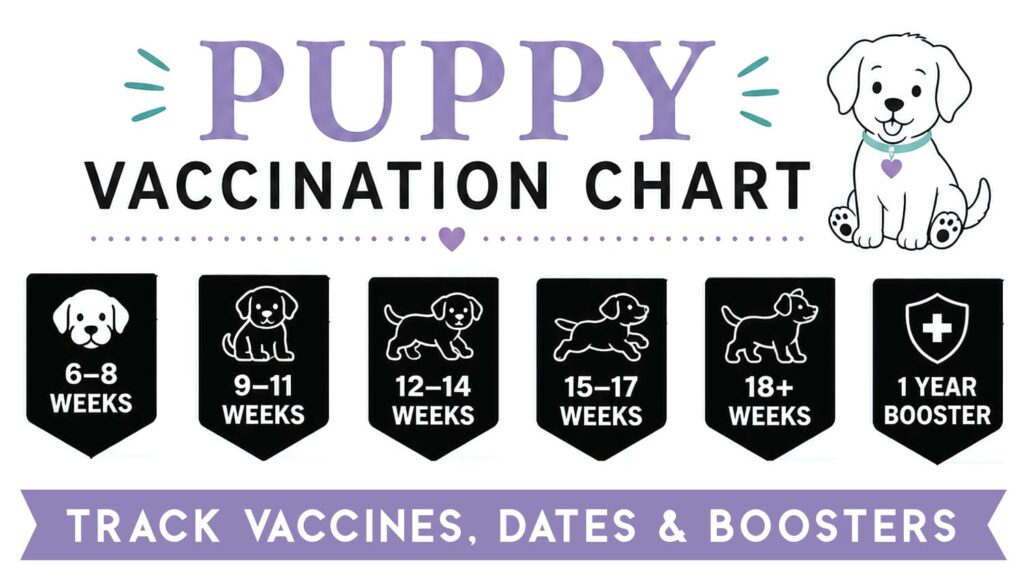 Puppy Vaccination Chart Featured