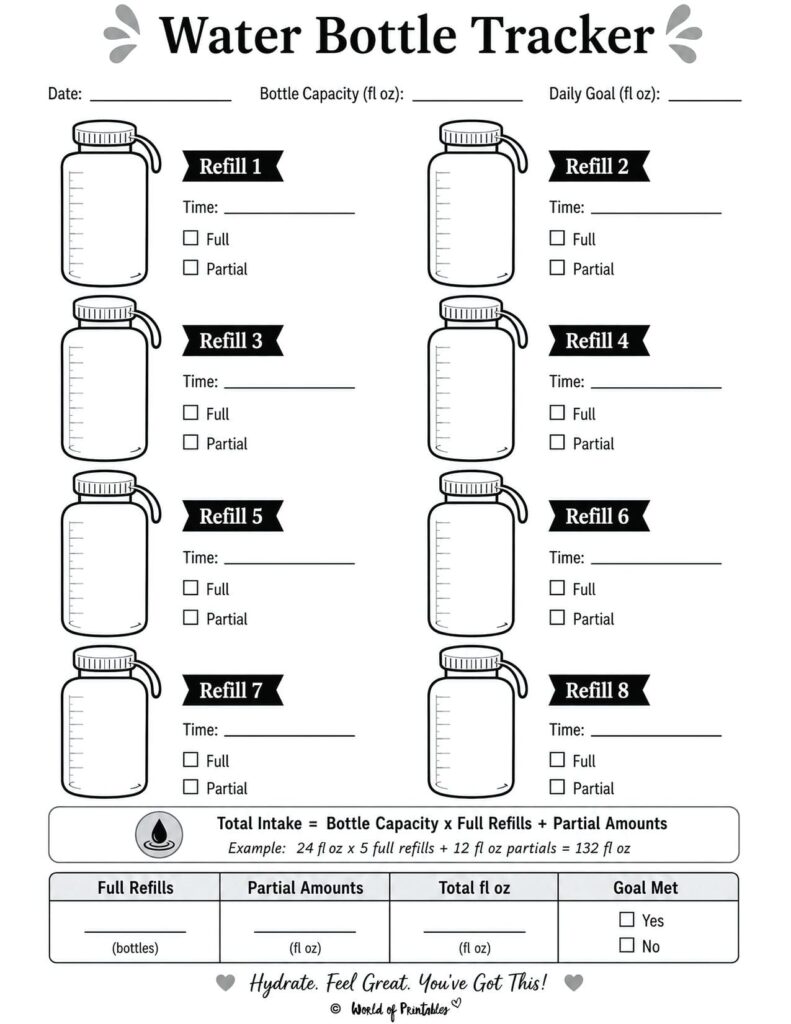 Water Bottle Tracker